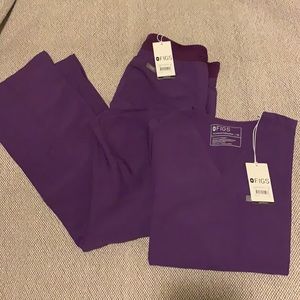 Figs| purple set XS